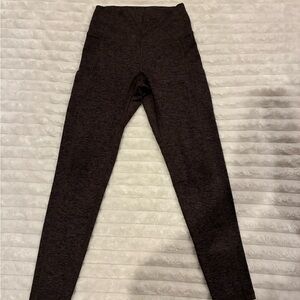 Aerie Heathered Brown Leggings W/ Pockets